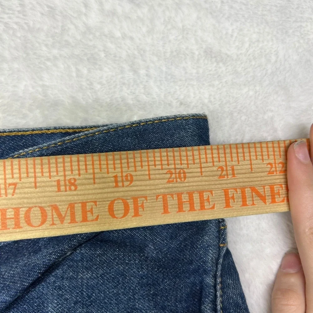 Levi's 501 Jeans Men's Blue‎ Denim Relaxed Straight Button Fly 41X31.5 - Flaws